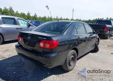 2008 Toyota Corolla Le z USA, uszkodzony, nr VIN 2T1BR32E48C919722